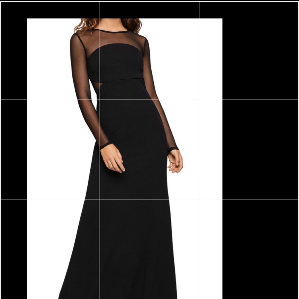 Illusion maxi dress
